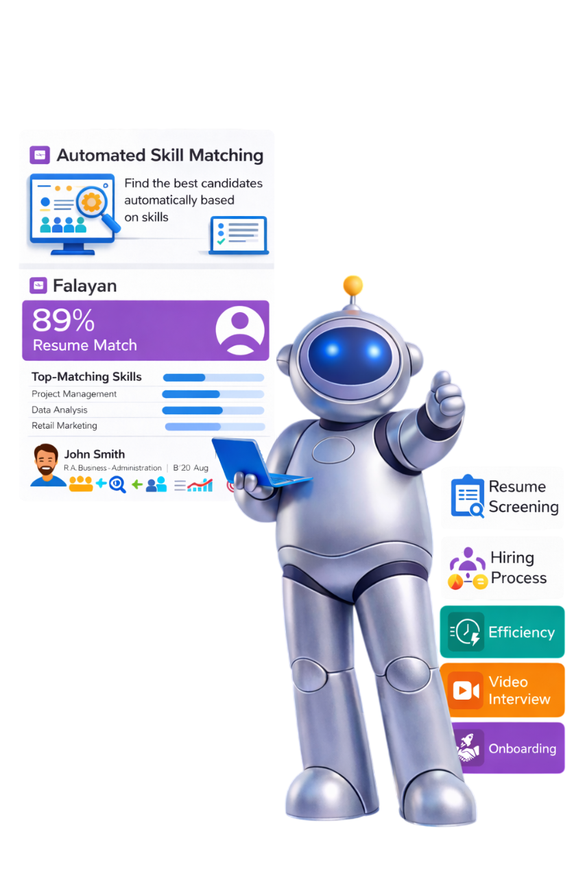 Falayn AI-powered dashboard showing recruitment insights